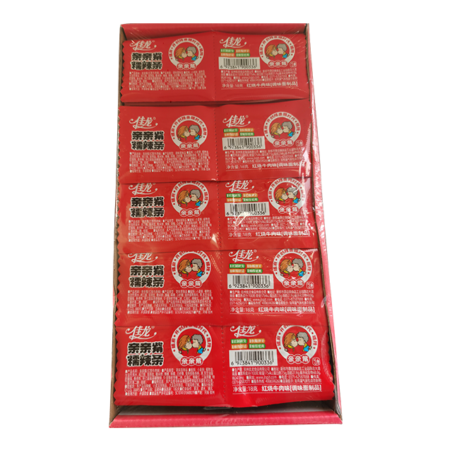 18g chinesischer Snack Kiss-Burn-Braised Beef Flavour